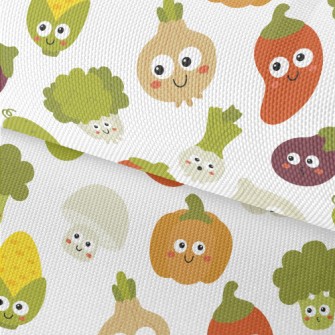 Cute Vegetables With Big Eyes Waterproof Oxford