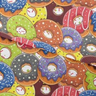 Assorted Frosted Donuts Waterproof Oxford