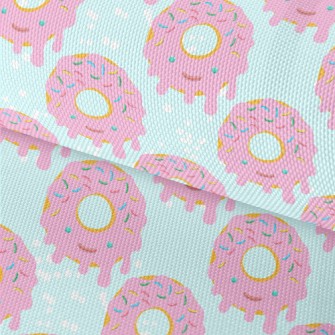Donuts And Colored Sugar Waterproof Oxford