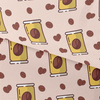 Cute Coffee Bean Can Waterproof Oxford