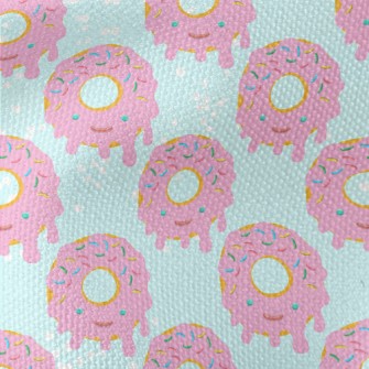 Donuts And Colored Sugar Waterproof Canvas