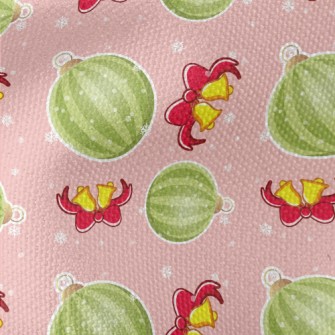 Bells And Christmas Balls Waterproof Canvas