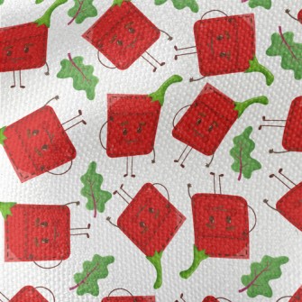 Red Pepper Pocket Waterproof Canvas