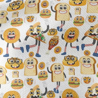 Funny Food Waterproof Canvas