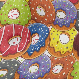 Assorted Frosted Donuts Terry