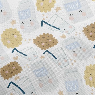 Milk And Handmade Cookies Performance Linen