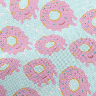 Donuts And Colored Sugar Performance Linen