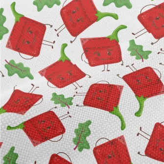 Red Pepper Pocket Performance Linen