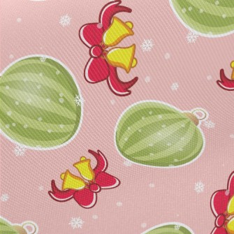 Bells And Christmas Balls Twill