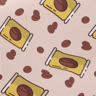 Cute Coffee Bean Can Twill