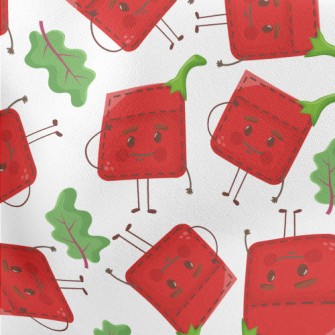 Red Pepper Pocket Stretch Ponte