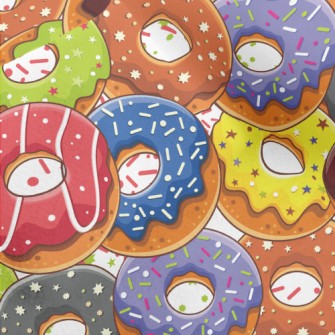Assorted Frosted Donuts Micro Fleece
