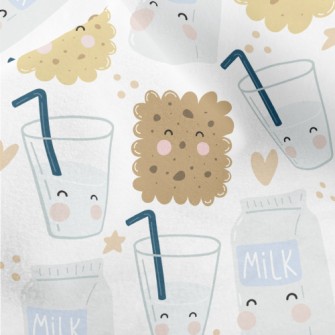 Milk And Handmade Cookies Micro Fleece