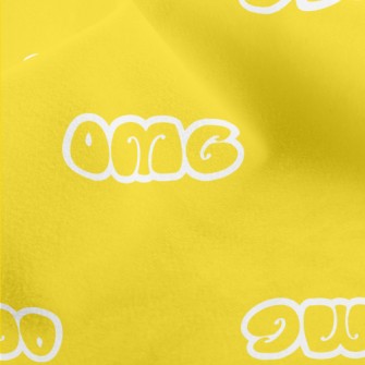 Retro Graffiti OMG Micro Fleece