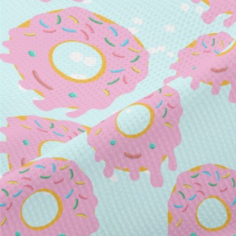 Donuts And Colored Sugar Piqué