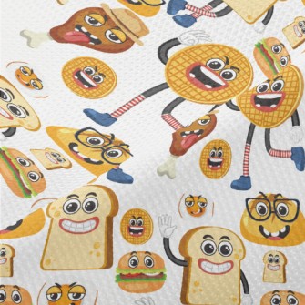Funny Food Piqué