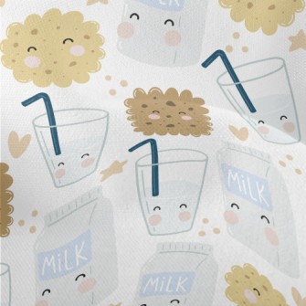 Milk And Handmade Cookies Lightweight Performance Linen