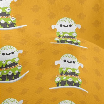 Halloween Theme Cake Lightweight Performance Linen