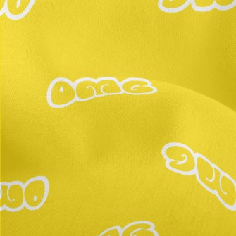 Retro Graffiti OMG Lightweight Performance Linen