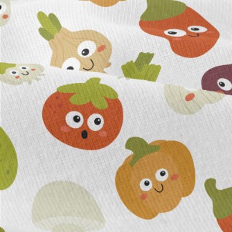Cute Vegetables With Big Eyes Modern Jersey