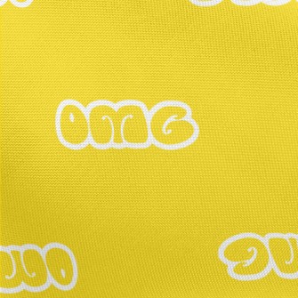 Retro Graffiti OMG Pongee