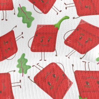 Red Pepper Pocket Stretch Jersey