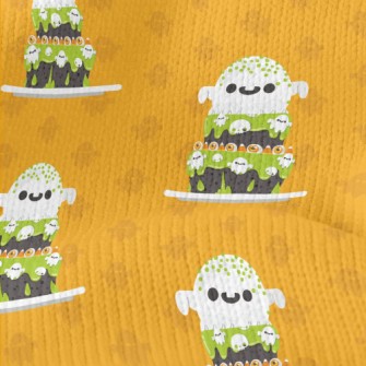 Halloween Theme Cake Stretch Jersey