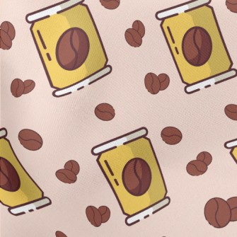 Cute Coffee Bean Can Lightweight Cotton Poplin