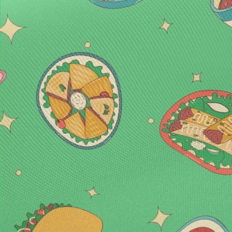 Mexican Traditional Cuisine Midweight Cotton Poplin