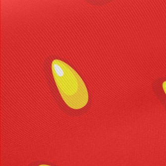 Strawberry Pattern Midweight Cotton Poplin