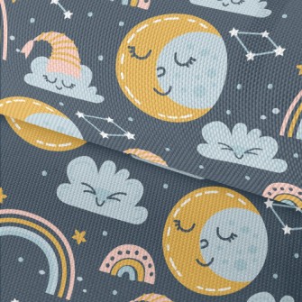 Close Your Eyes Moon Clouds Waterproof Oxford