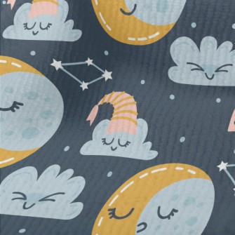 Close Your Eyes Moon Clouds Terry