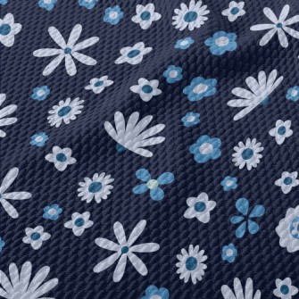 Full Of Cool Flowers Birdseye Piqué