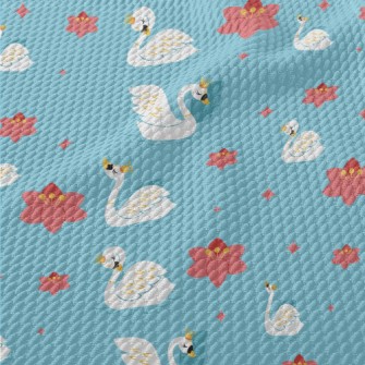 Elegant Swan Queen Birdseye Piqué