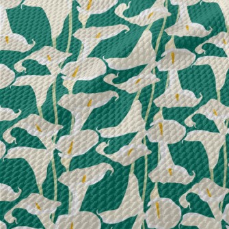 Beautiful Perfumed Calla Lily Birdseye Piqué