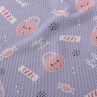 Cute Pumpkin Candy Bucket Birdseye Piqué