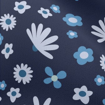 Full Of Cool Flowers Chiffon