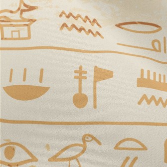 Egyptian Civilization Murals Chiffon