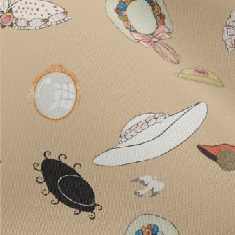 Baroque Classical Hat Chiffon