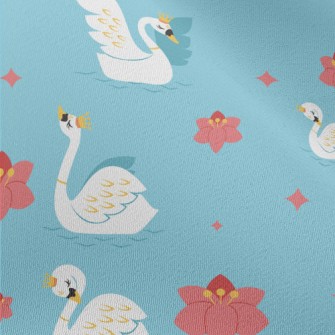 Elegant Swan Queen Chiffon