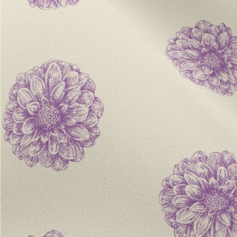 Soft Coil Flowers Chiffon