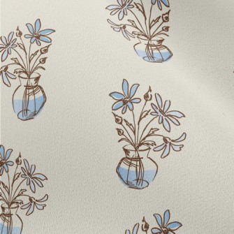 Simple Sketch Vase Chiffon