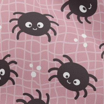 Big Eyed Black Spider Chiffon