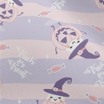 Trick Or Treat Pumpkin Ghost Chiffon