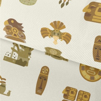 Traditional Maya Civilization Waterproof Oxford