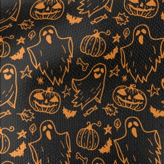 Halloween Ghost Pumpkin Waterproof Canvas