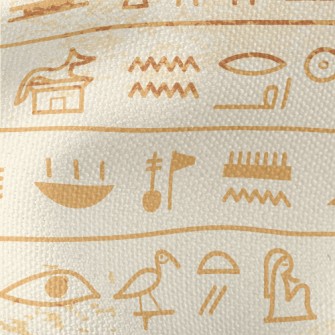 Egyptian Civilization Murals Waterproof Canvas