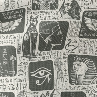 Egyptian Architectural Culture Waterproof Canvas