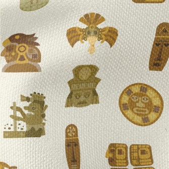 Traditional Maya Civilization Waterproof Canvas