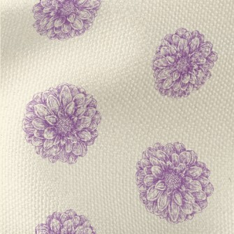 Soft Coil Flowers Waterproof Canvas